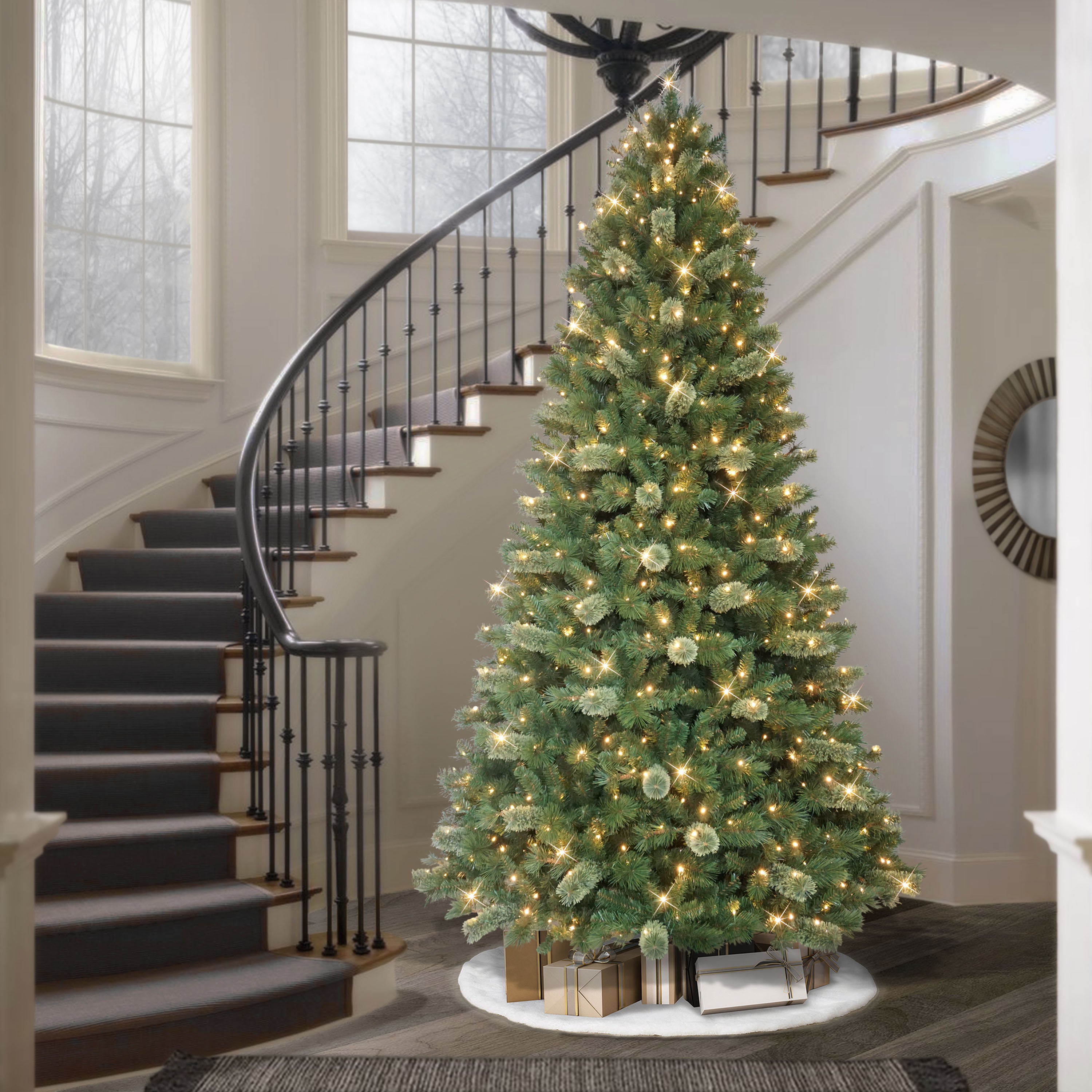 9' Pre-Lit Teton Pine Tree